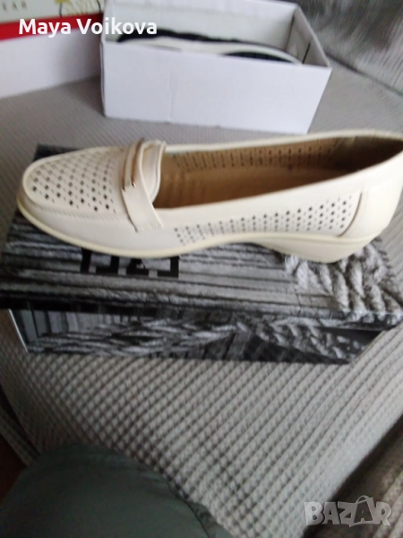 Бежови обувки, снимка 1