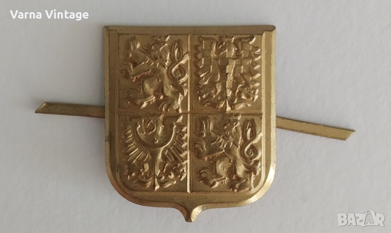 Кокарда Чехия 90-те, снимка 1