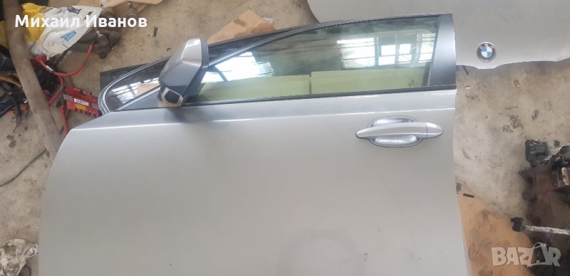 Врата-/предна лява/- БМВ/BMW/-/е60/е61/ - сив SILBERGRAU METALLIC (A08), снимка 1