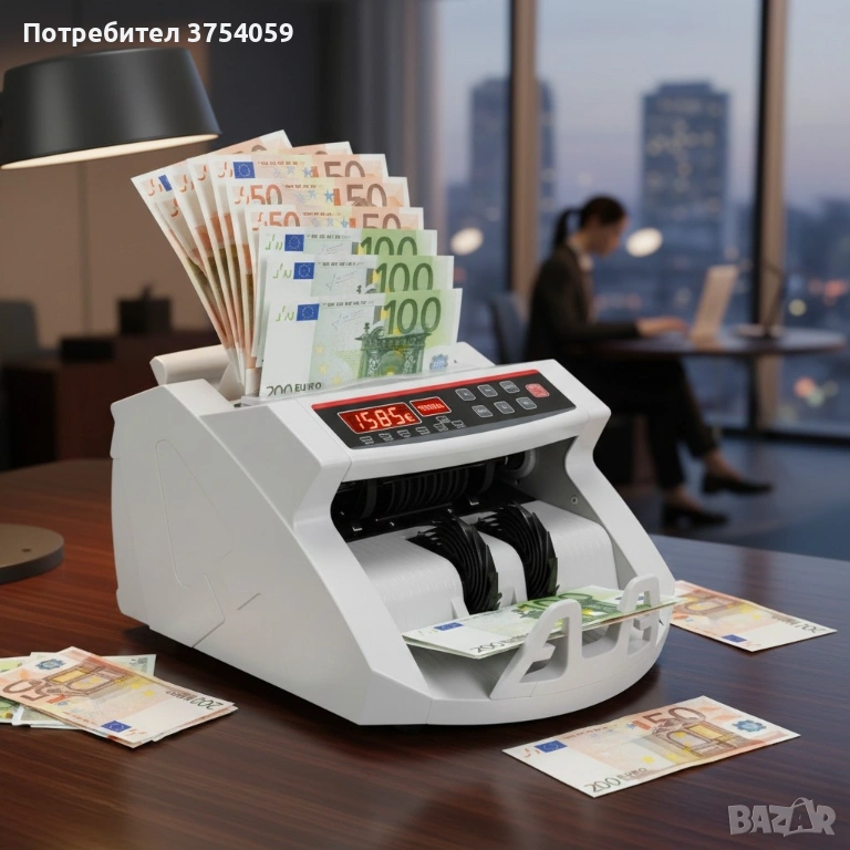 Машина за броене на пари / евро, снимка 1