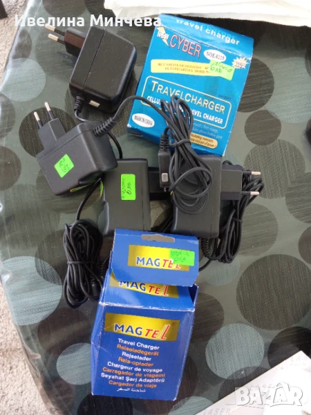 Зарядни за стари модели телефони(с копчета-от преди 30 години), снимка 1