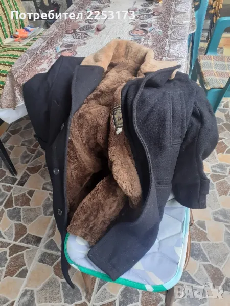 Черна шофьорска шуба нова, снимка 1