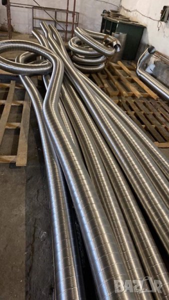 Гуфриран въздуховод Инокс, снимка 1