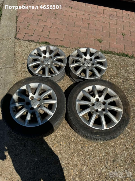 Комплект 4бр. алуминиеви джанти ET37 6.5jx16 за Опел Opel само за 220лв., снимка 1