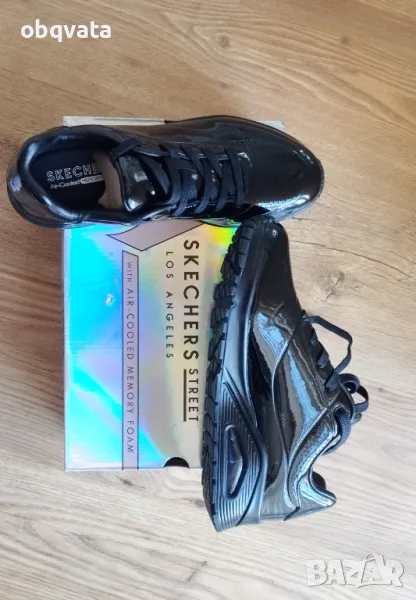 НОВИ Дамски черни обувки  Sketchers , снимка 1