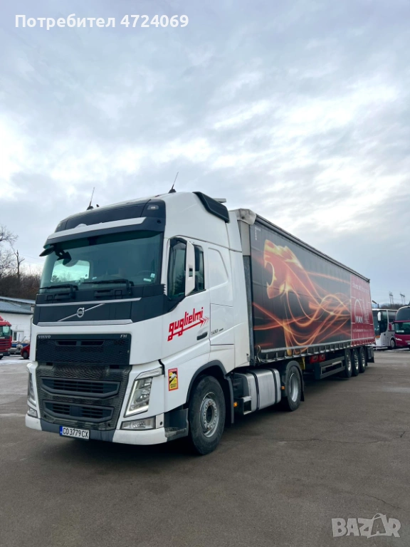 Volvo FH500 Kомпозиция с 2019 SCHMITZ CARGOBULL SCS 24L, снимка 1