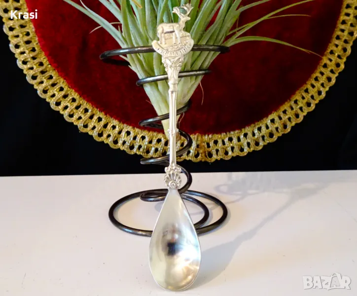 Посребрена лъжица Apeldoorn Нидерландия. , снимка 1