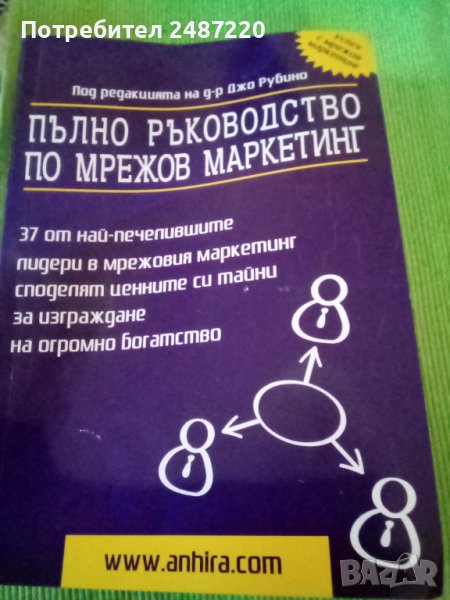 Пълно ръководство по мрежов маркетинг Анхира 2010г, снимка 1