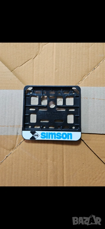 Стойка регистрационен номер симсон, снимка 1