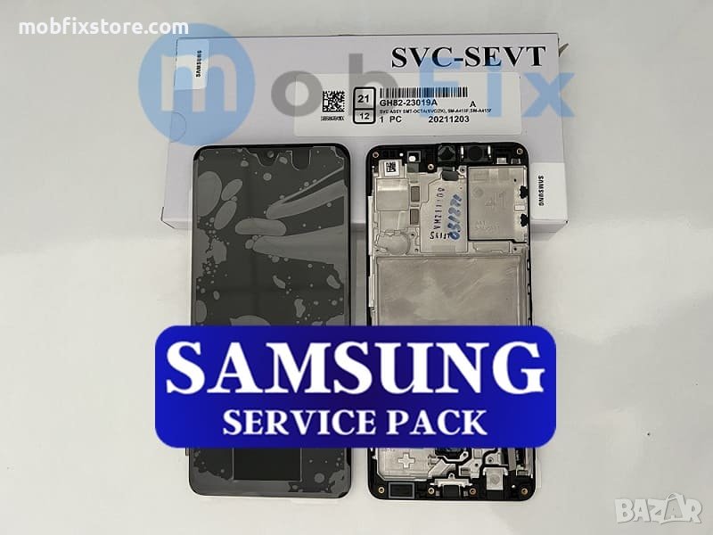 Оригинален дисплей с рамка за Samsung Galaxy A41, A415F / Service Pack, снимка 1