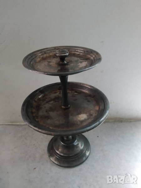 стара месингова бонбониера арт деко, снимка 1