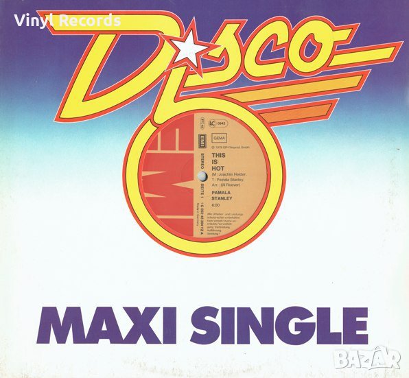 Pamala Stanley ‎– This Is Hot ,Vinyl 12", снимка 1