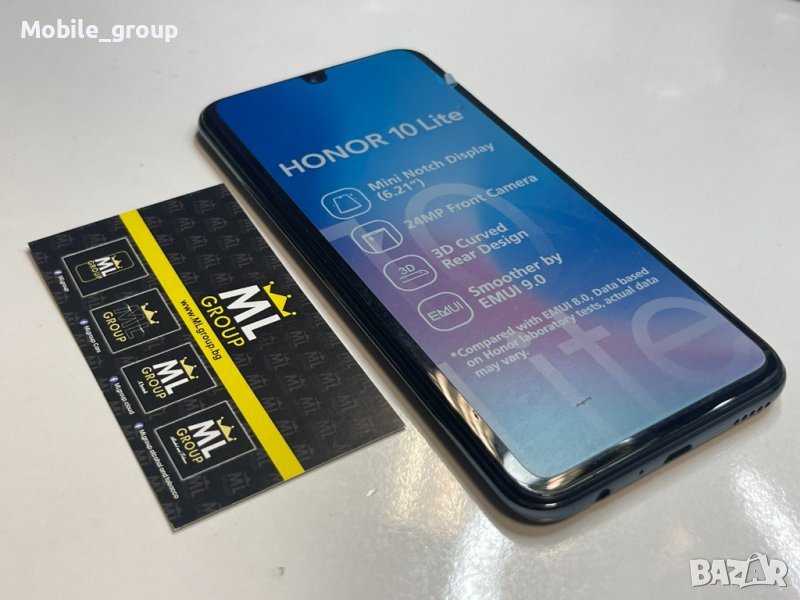 Huawei Honor 10 Lite 64GB / 3GB, Black, нов., снимка 1