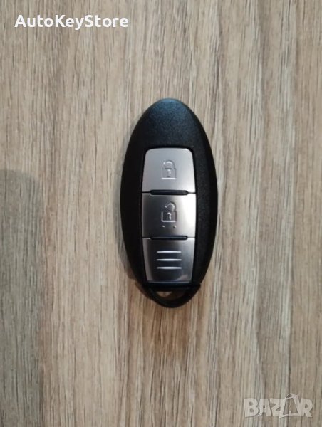 Кутийка дистанционно смарт ключ за Нисан / Nissan с 3 бутона, снимка 1