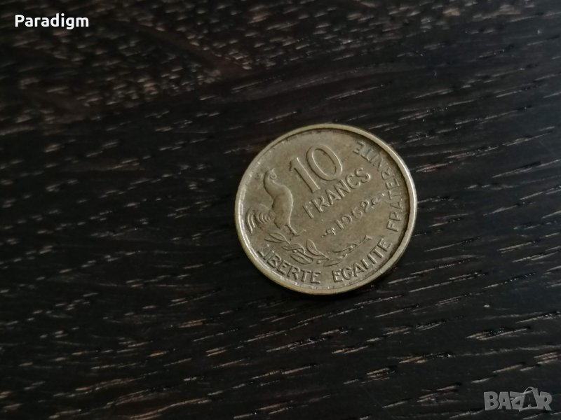 Монета - Франция - 10 франка | 1952г., снимка 1