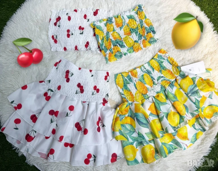 дамски комплекти с череши или лимони, снимка 1