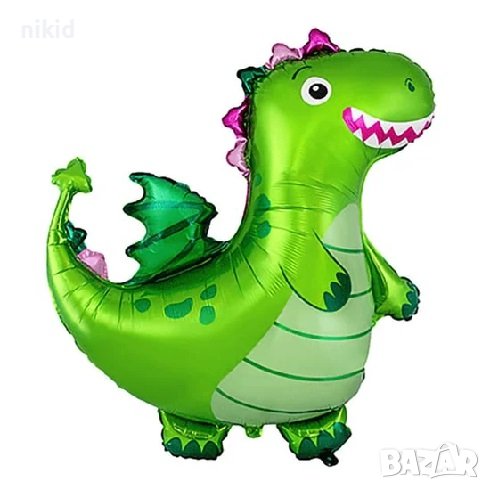 Динозавър Змей голям фолио фолиев балон хелий въздух парти, снимка 1