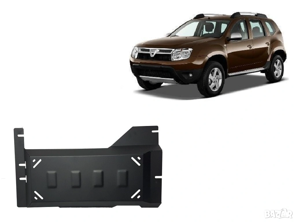 Метална кора под DPF Dacia Duster 2010г – 2014, снимка 1