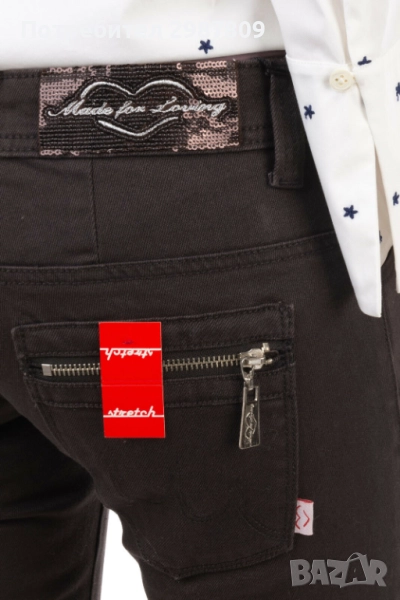 Дънки Нови Дамски Черен деним Оригинал р.М 28/ 32 , снимка 1