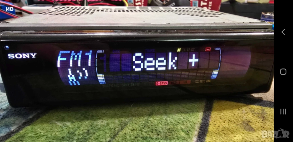 Sony авто касетофон с управление на CD Changer , снимка 1