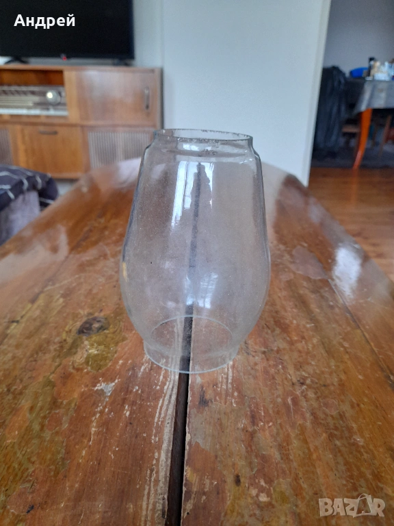 Старо стъкло за газена лампа,фенер #5, снимка 1