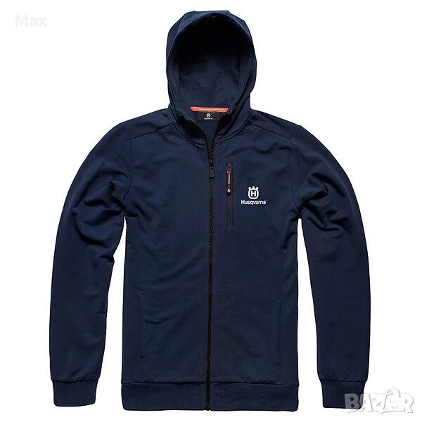 Суичър с качулка Husqvarna, снимка 1