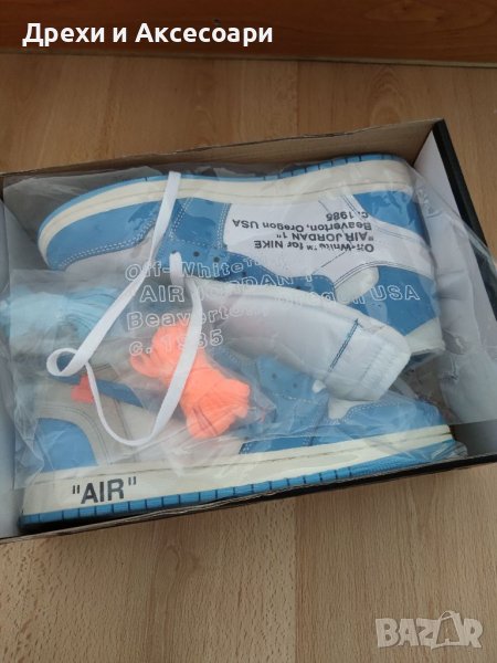 Nike Air Jordan 1 High Off White размер 43 номер Обувки Кецове Off-White Нови Оригинални , снимка 1