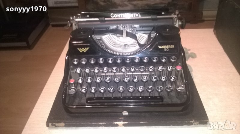 ПОРЪЧАНА-continental-ретро пишеща машина-внос швеицария, снимка 1