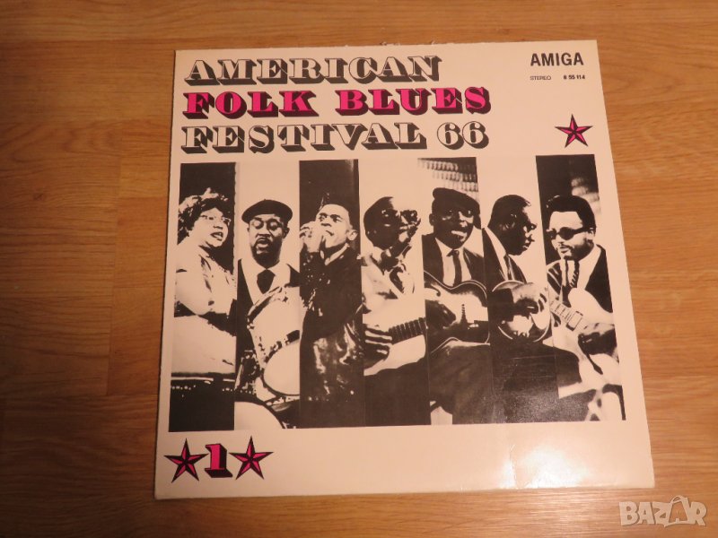 Грамофонна плоча American folk blues  festival 66 - изд. 71 год ! Произведено и стар внос от Германи, снимка 1