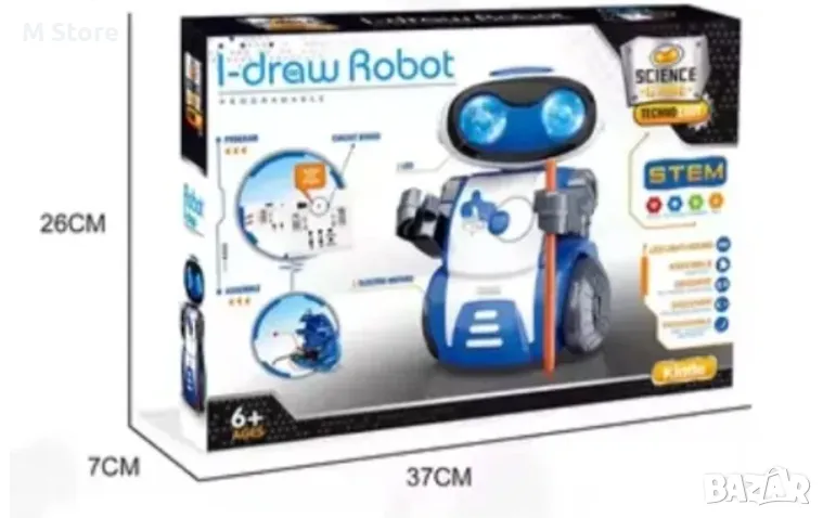 Детски робот "Художник" със звук и светлина., снимка 1