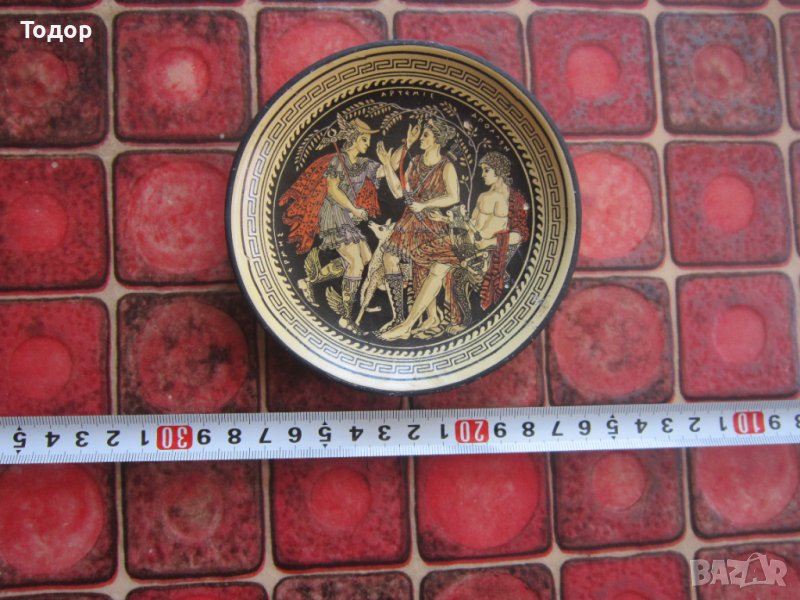 Страхотна керамична чиния за стена , снимка 1