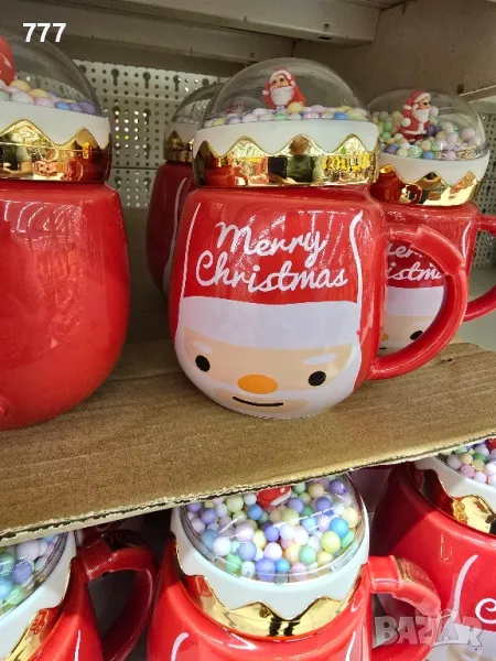 коледни чаши с капак , снимка 1