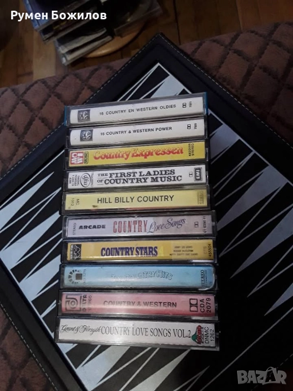 10 лицензирани и запазени касети с КЪНТРИ, снимка 1