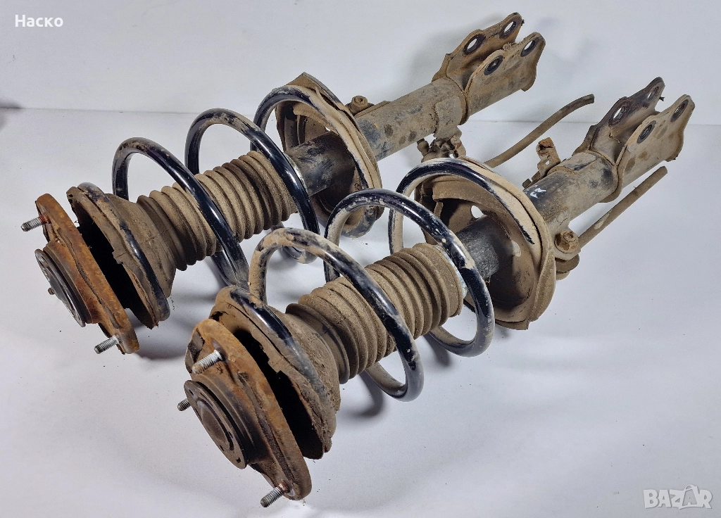 Преден Ляв Десен Амортисьор Макферсон с Пружина и Лагер Toyota Avensis T25 Тойота Авенсис 2003г-2008, снимка 1