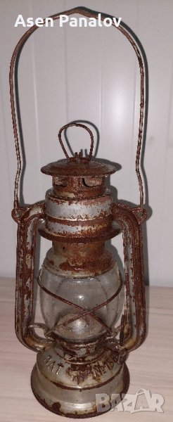 Стар германски газов фенер 158, снимка 1