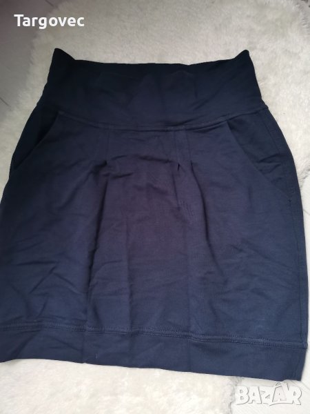 Дамска спортна поличка в тъмно син цвят, снимка 1