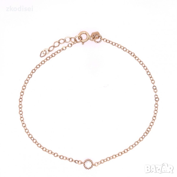 Златна дамска гривна 1,06гр. 19,8см. 14кр. проба:585 модел:33804-3, снимка 1