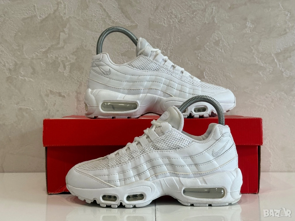 Маратонки Nike Air Max 95 Triple White | 37,5, снимка 1