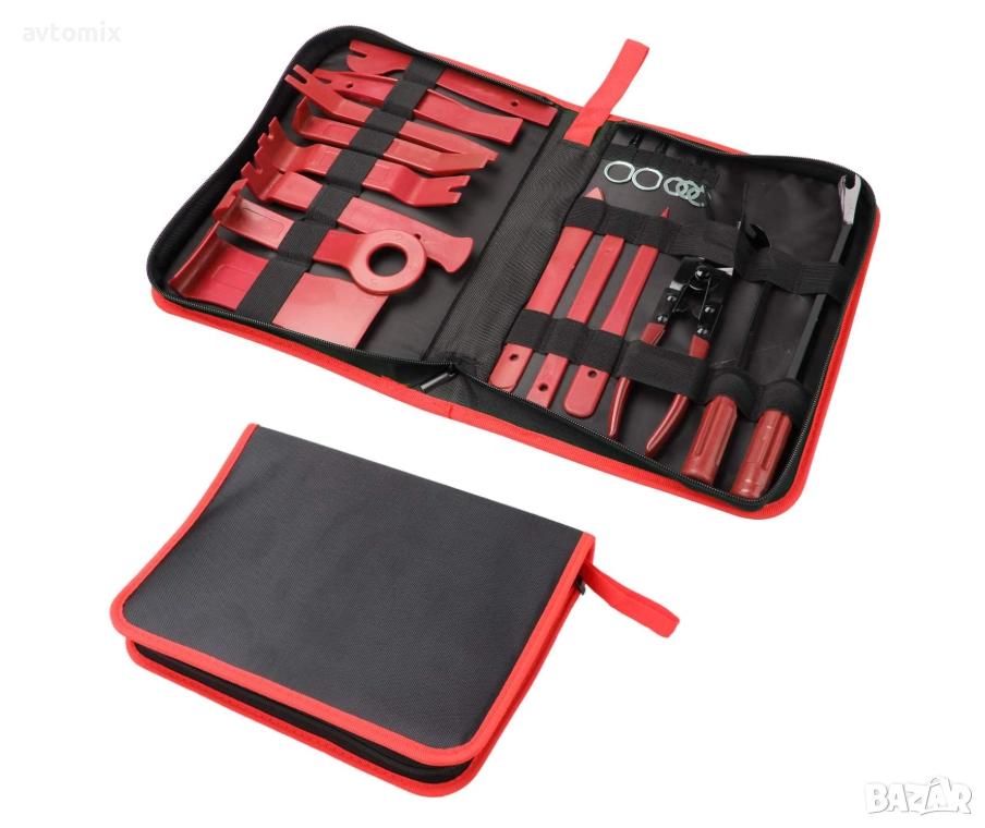 Инструменти За Сваляне Демонтиране На Кори, Щипки, Лайсни, Тапицерия, Радио, снимка 1