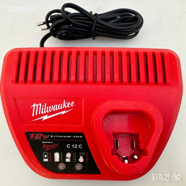 Milwaukee C 12 C - Зарядно устройство 12V, снимка 1