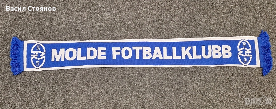 Molde FK/Мьолде (Норвегия) - фен шал, шапка, снимка 1