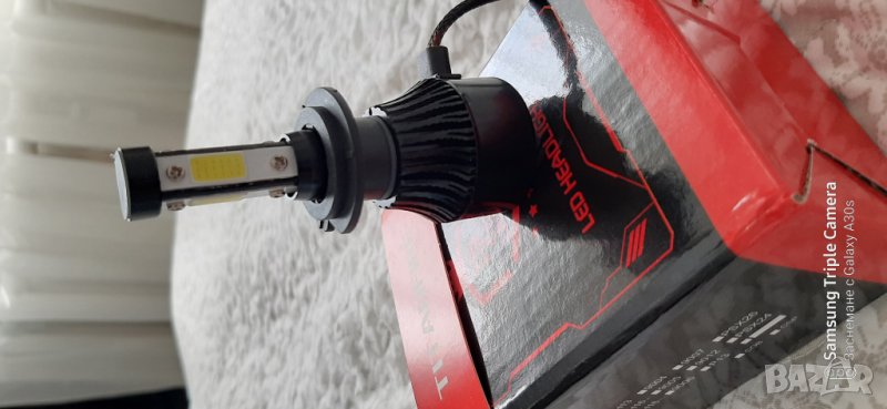 Лед крушки h7 лед крушки h4 лед крушки  , hb3 hb4  - TITANFIRE®  , снимка 1