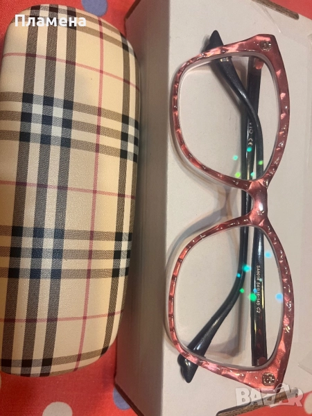 Рамки да очила salivio розови с брокат , снимка 1