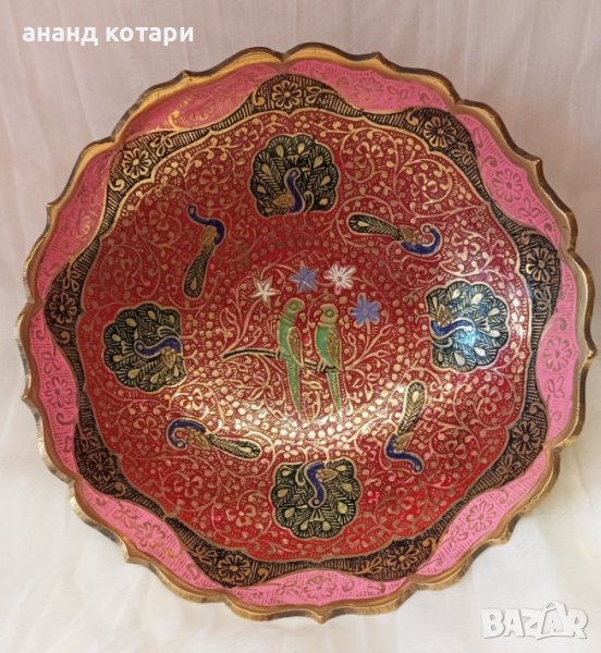 Плодова купа от месинг, снимка 1