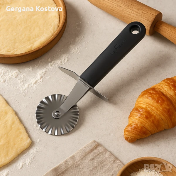 🍞 Уред за рязане на тесто с вълнообразно острие  Luigi Ferrero Prima FR-1223 , снимка 1