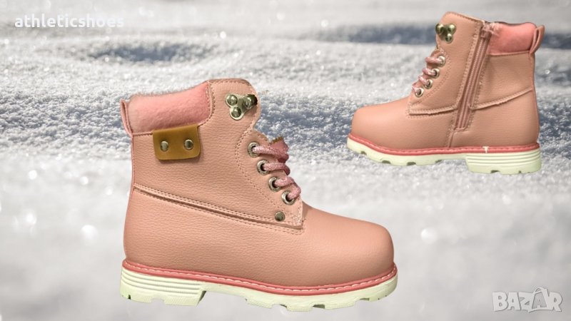 Детски зимни боти в розово2212, снимка 1