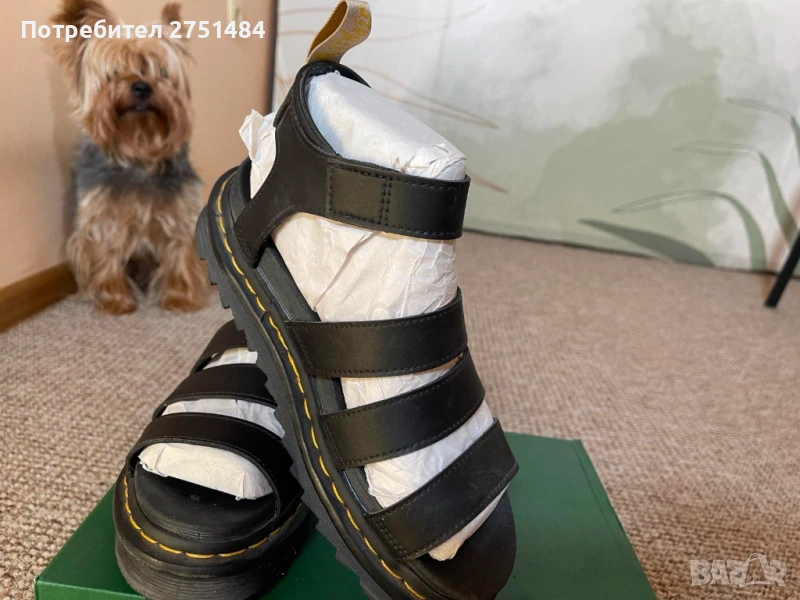 Сандали DR. MARTENS Blaire Hydro - Черни, снимка 1