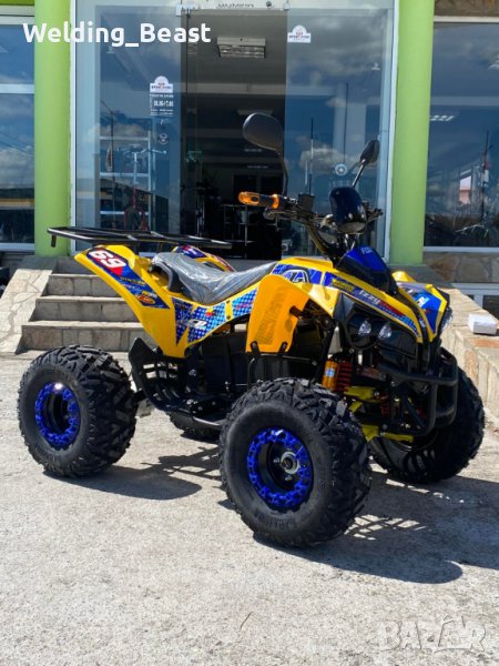 НОВ МОДЕЛ Електрическо ATV Falcon SPORT 1500W YELLOW/BLUE, снимка 1