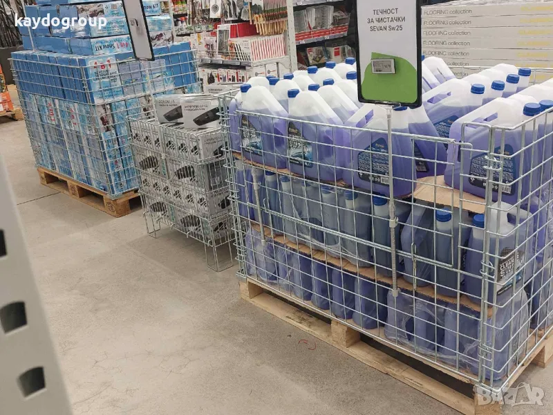 Промо! Телен кош / контейнер сгъваем за европалет Ф6 80x120xН85, снимка 1