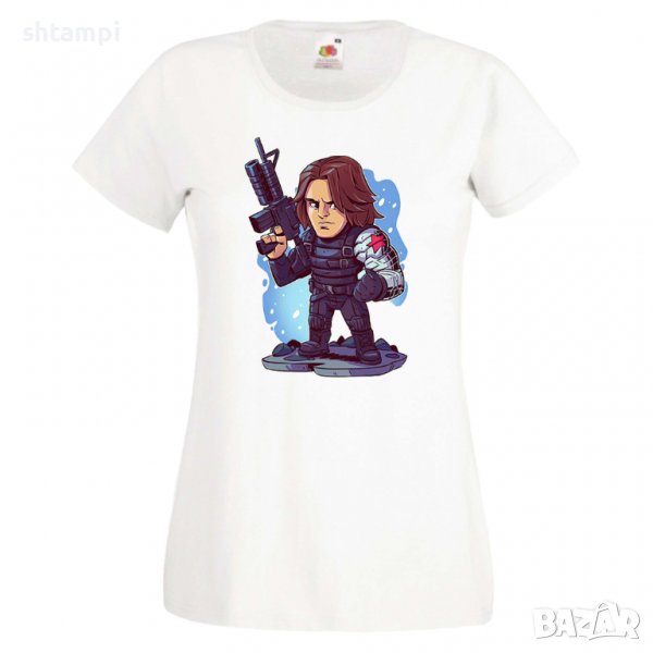 Дамска тениска Marvel Winter Soldier Игра,Изненада,Подарък,Геймър,, снимка 1